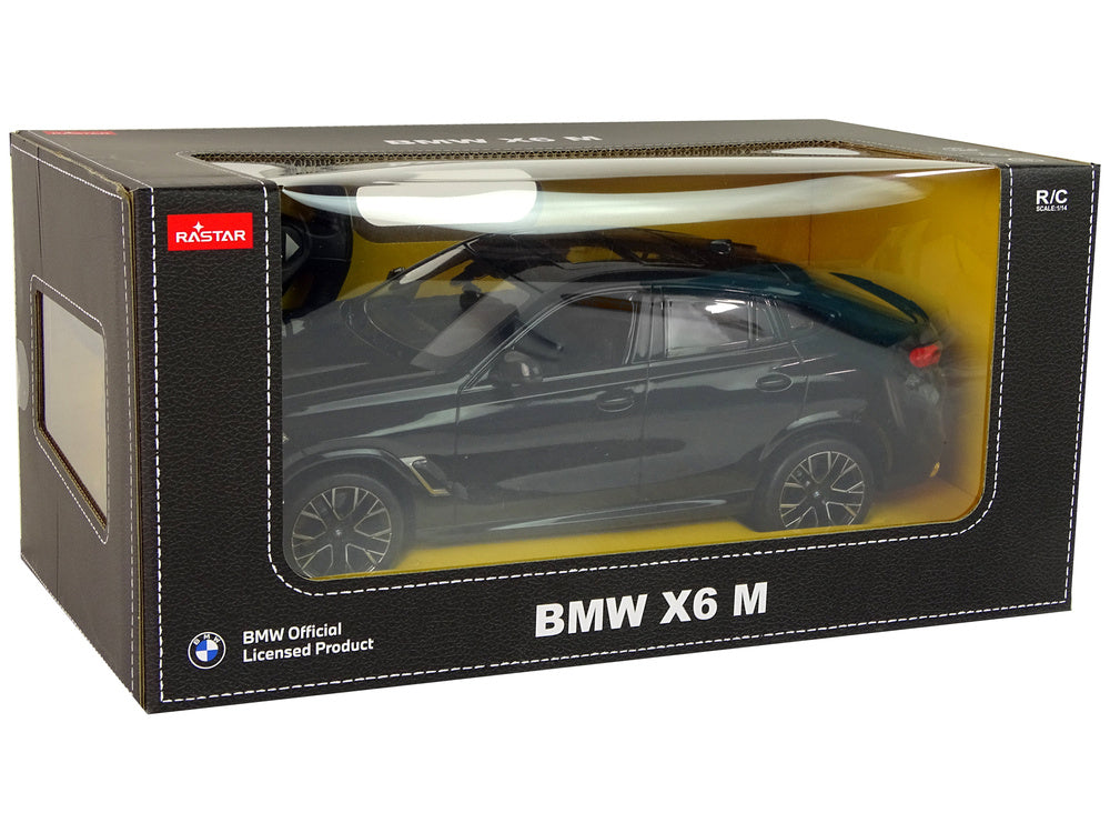 Nuotoliniu būdu automobilis Bmw X6 M 1:14, juodas