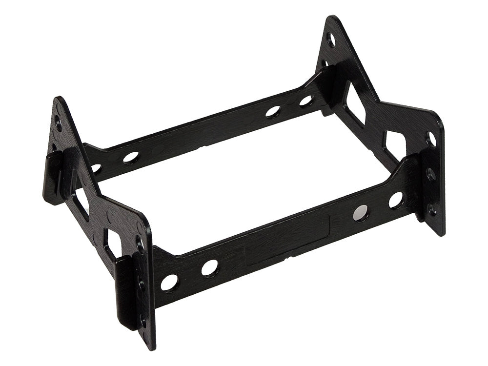 Nuotoliniu būdu valdoma motorinė valtis, raudonas