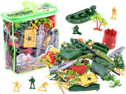 Žaislinių kareivių, armijos figūrėlių rinkinys