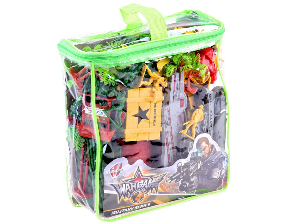 Žaislinių kareivių, armijos figūrėlių rinkinys