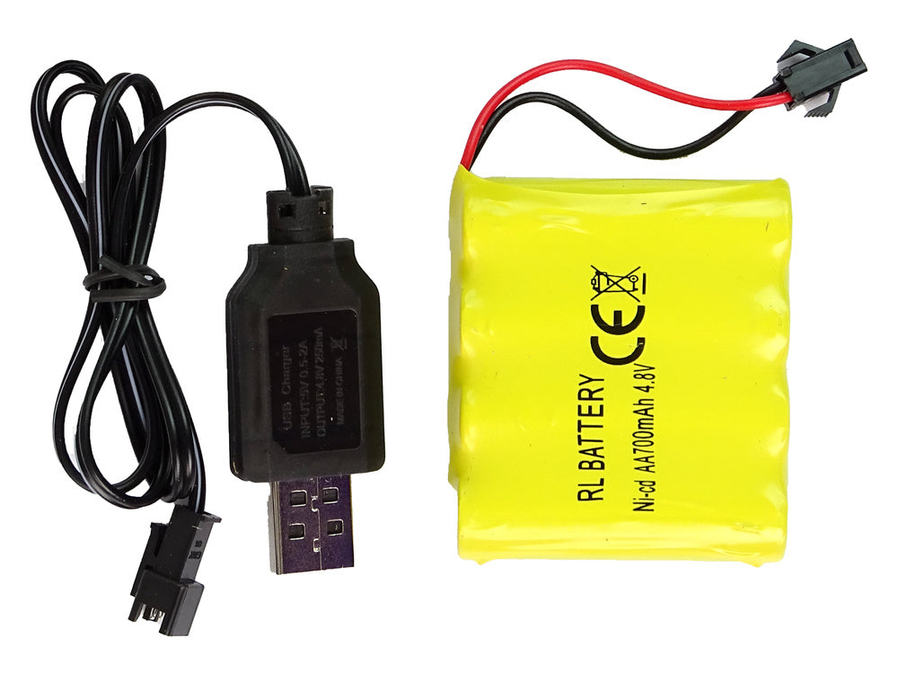 Nuotoliniu būdu valdomas visureigis, raudonas