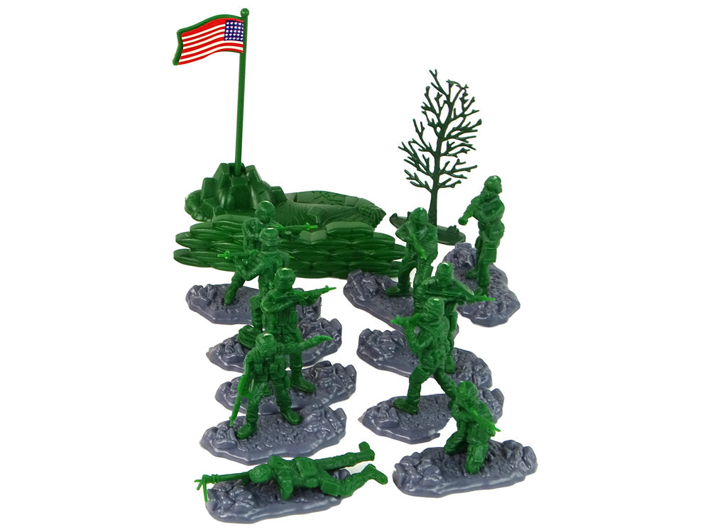 Karinių figūrėlių rinkinys 48 el.