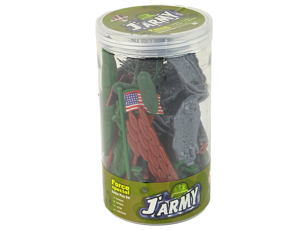 Karinių figūrėlių rinkinys 48 el.