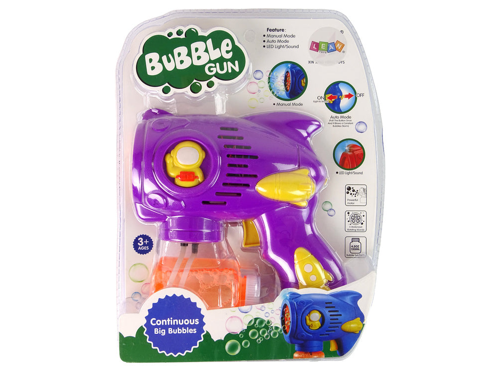Muilo burbulų pistoletas, violetinis