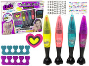 Nagų dekoravimo rinkinys vaikams, 4 rašikliai