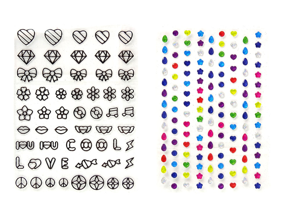 Nagų dekoravimo rinkinys vaikams, 4 rašikliai