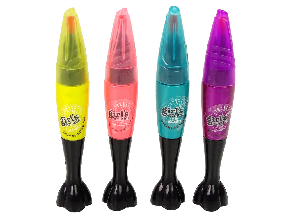 Nagų dekoravimo rinkinys vaikams, 4 rašikliai