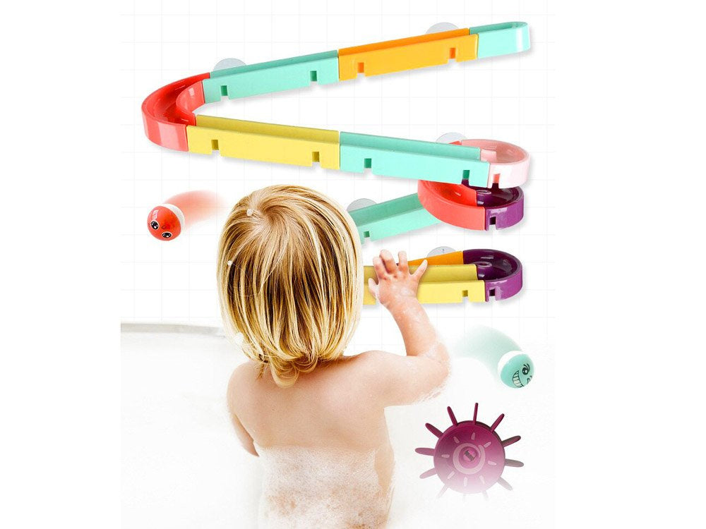 Vonios žaislas takelis su čiuožykla