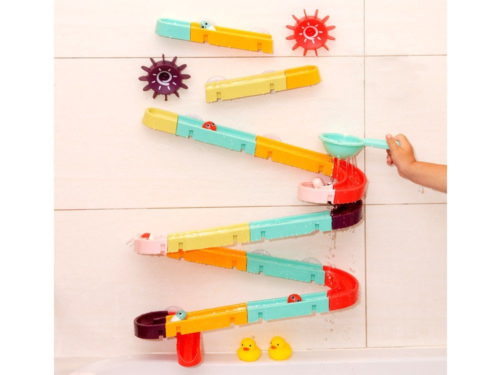 Vonios žaislas takelis su čiuožykla