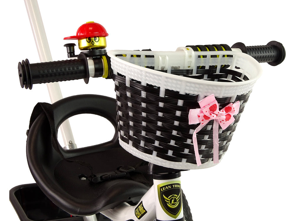 Triratis su krepšeliu ir EVA ratais PRO100, juodas