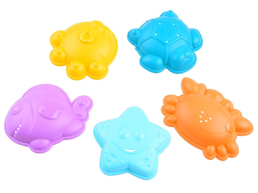 Minkštas smėlio žaislų rinkinys su formelėmis