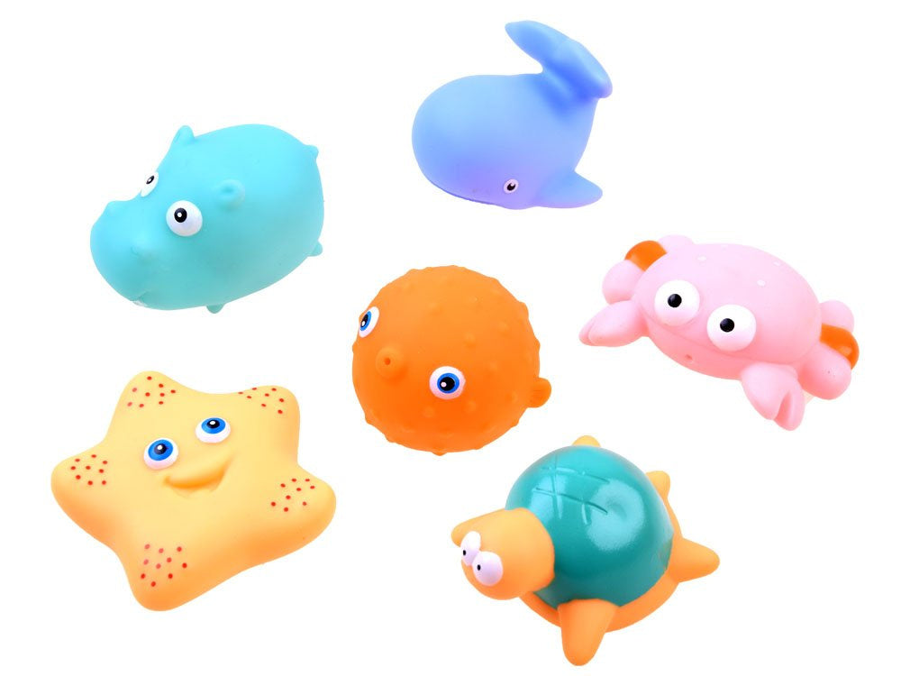 Vonios žaislų rinkinys su krepšiu