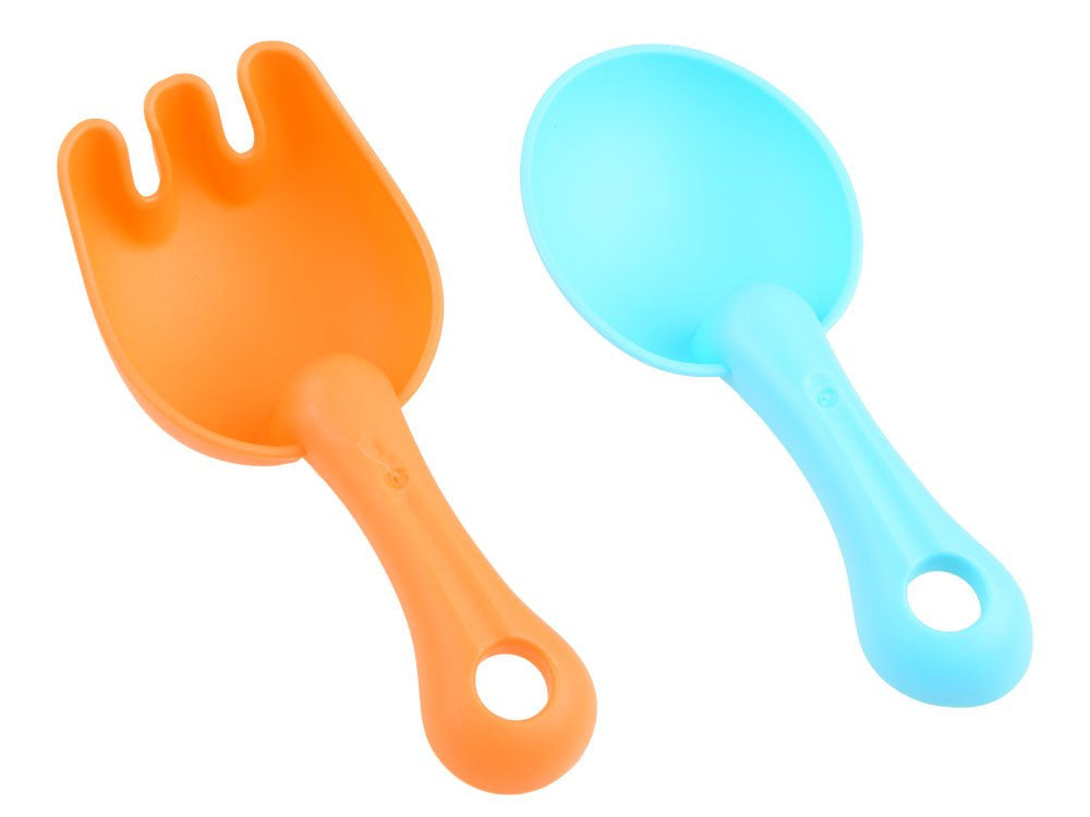 Smėlio žaislų rinkinys su sulankstomu kibiru