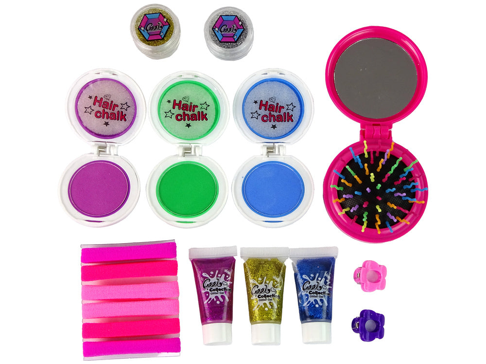 Grožio rinkinys plaukams puošti dėkle