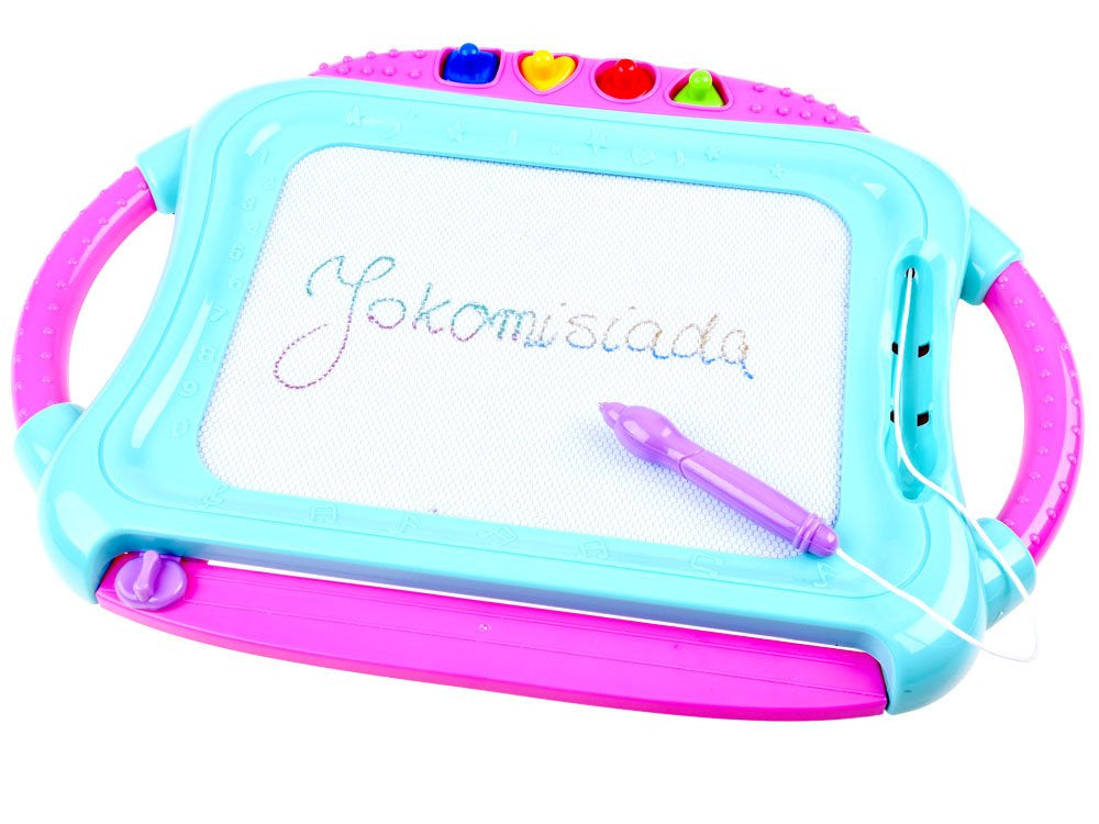 Piešimo lenta su antspaudais, mėlyna