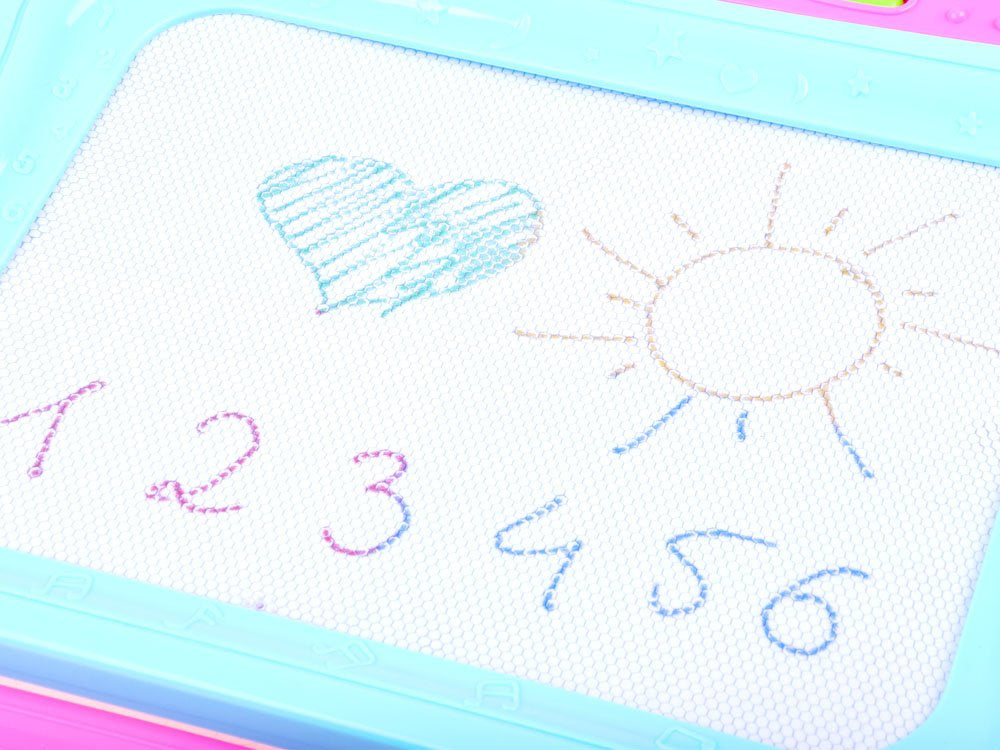 Piešimo lenta su antspaudais, mėlyna