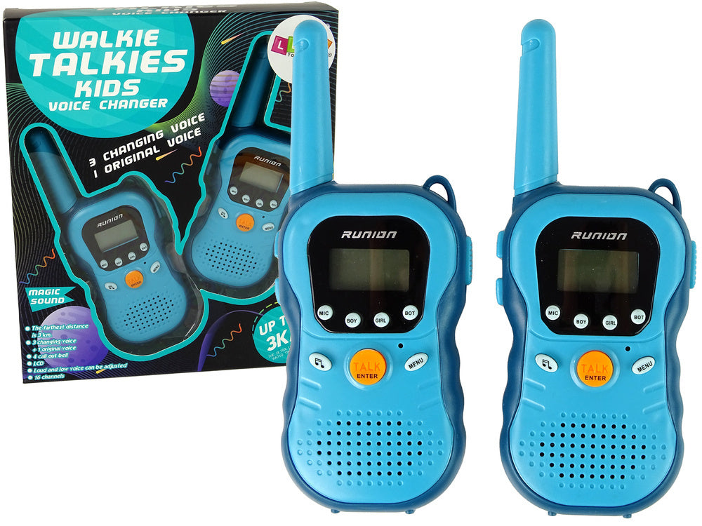 Vaikiškos radijo stotelės Walkie Talkies, geltonos