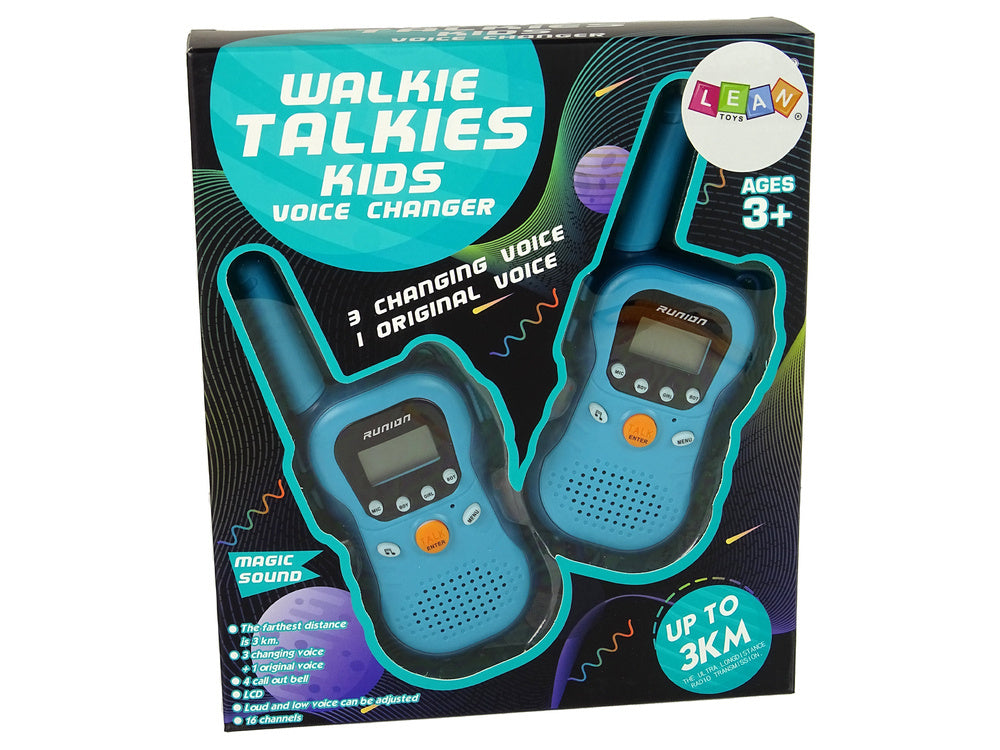 Vaikiškos radijo stotelės Walkie Talkies, geltonos
