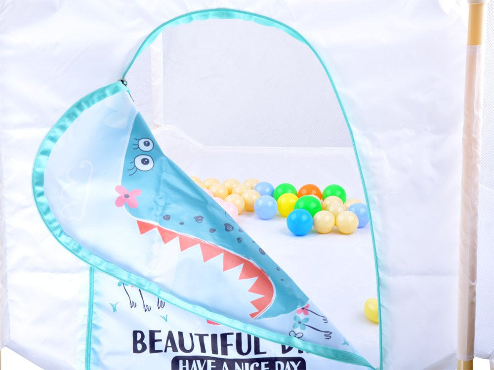 Maniežas su 35 kamuoliukais