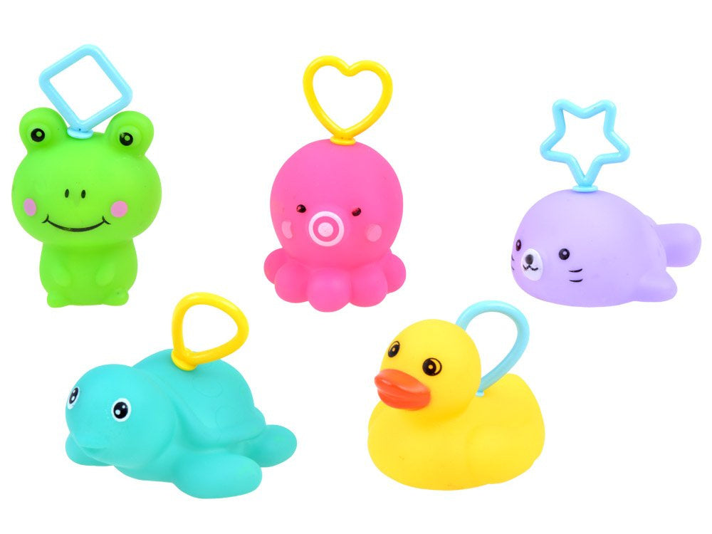 Vonios žaislų rinkinys gyvūnai su meškere