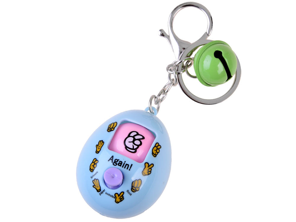 Raktų pakabukas „Akmuo, popierius ar žirklės“