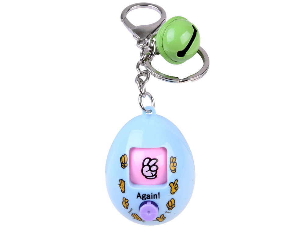 Raktų pakabukas „Akmuo, popierius ar žirklės“