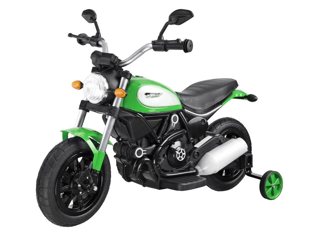 Vienvietis elektrinis motociklas vaikams Street Bob, raudonas