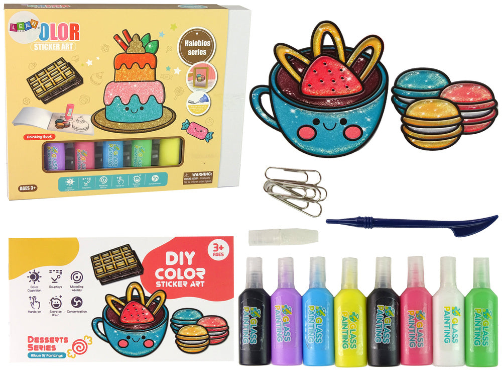 Kūrybinis langų lipdukų rinkinys