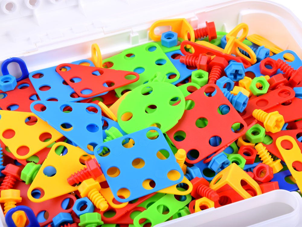 Konstrukciniai blokeliai su atsuktuvu, 268 vnt.