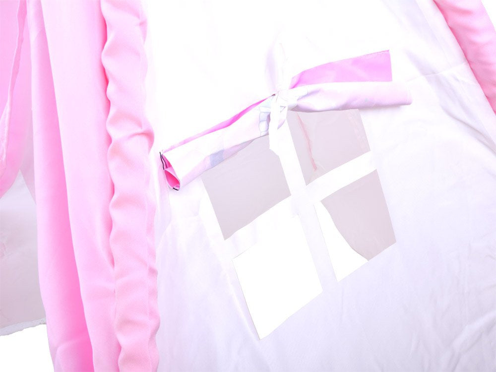 Palapinė tipis, rožinė su vienaragiu