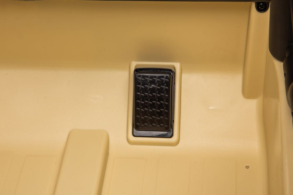 Vienvietis elektrinis visureigis Toyota FJ Khaki 4x4, rudas