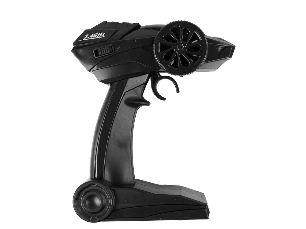 Nuotolinio būdu valdomas visureigis, juodai auksinis