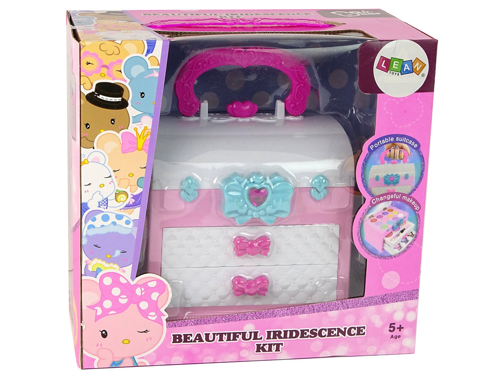 Grožio rinkinys lagamine, rožinis