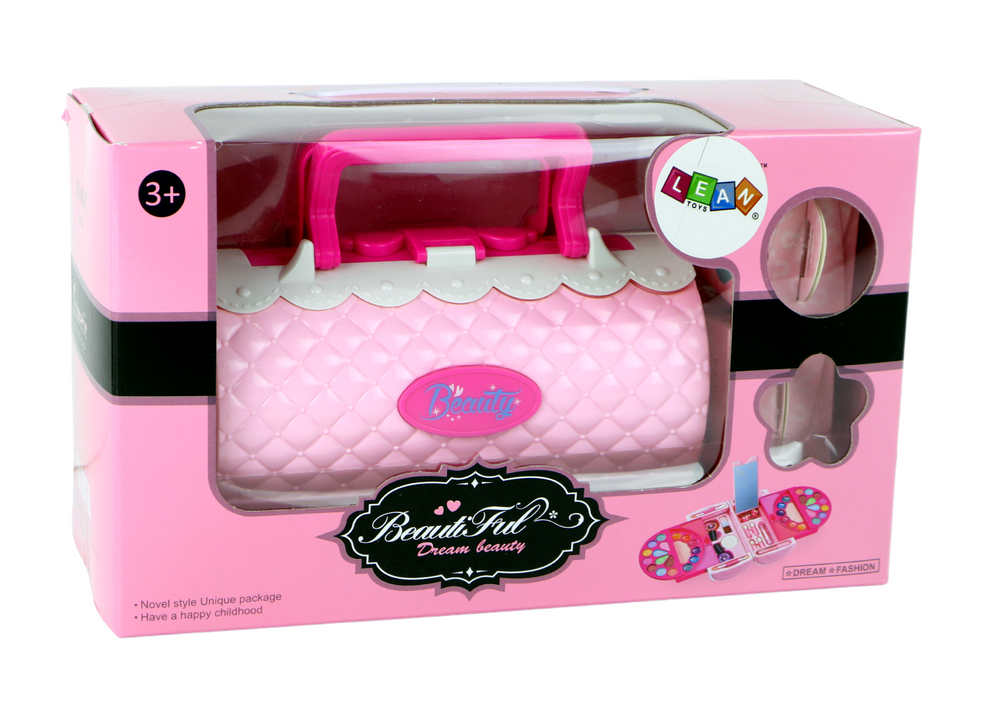Makiažo rinkinys lagaminėlyje, rožinis