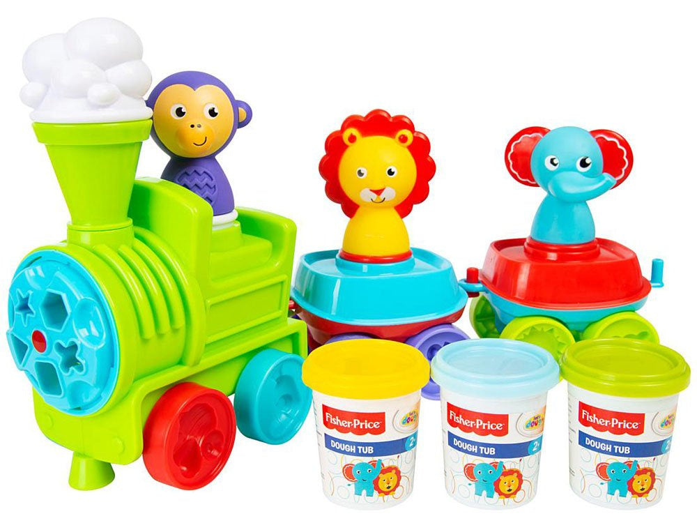 Kūrybinis rinkinys traukinys su plastilinu, Fisher Price