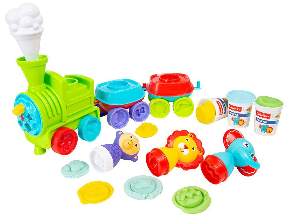 Kūrybinis rinkinys traukinys su plastilinu, Fisher Price