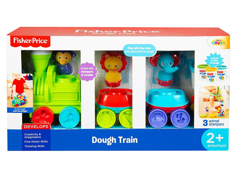 Kūrybinis rinkinys traukinys su plastilinu, Fisher Price