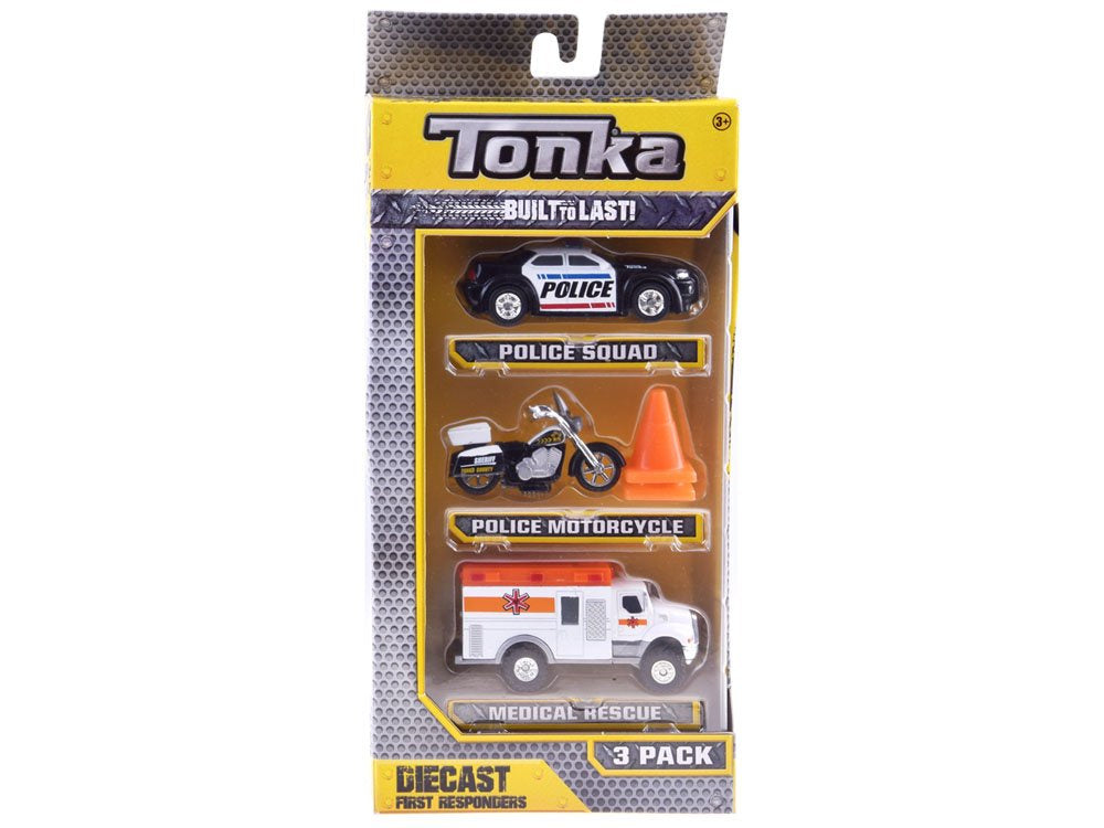 Policijos transporto priemonių rinkinys Hasbro Tonka