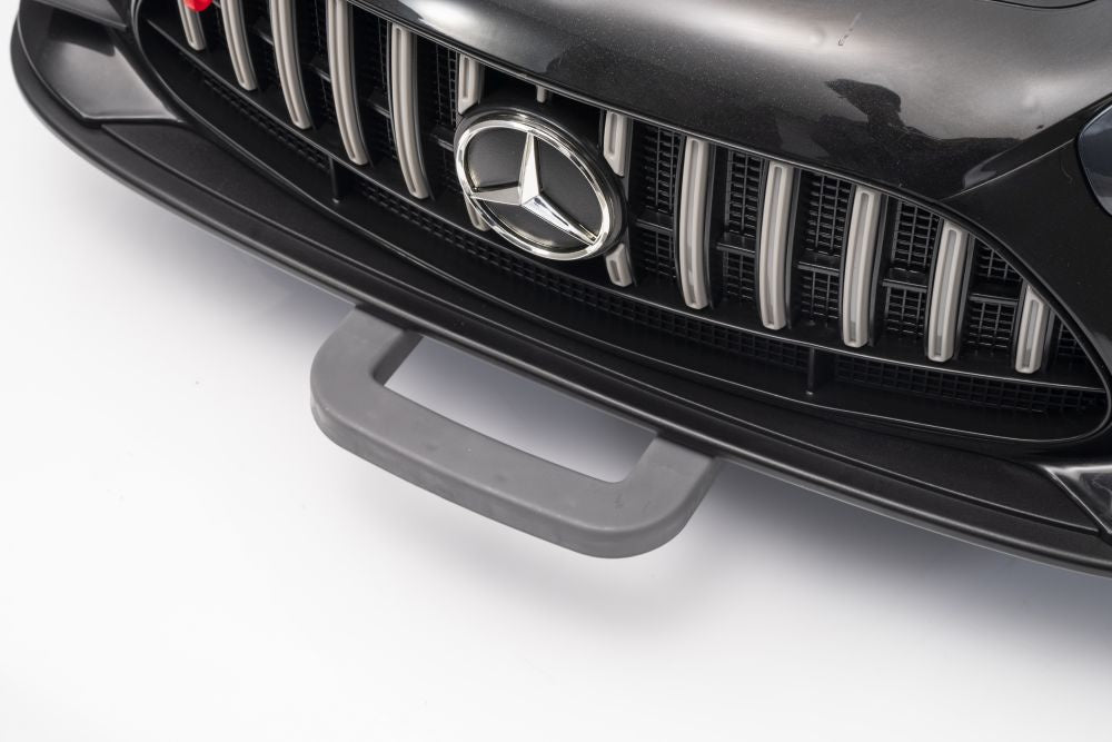 Vienvietis elektrinis sportinis automobilis Mercedes AMG GT3 vaikams, juodas