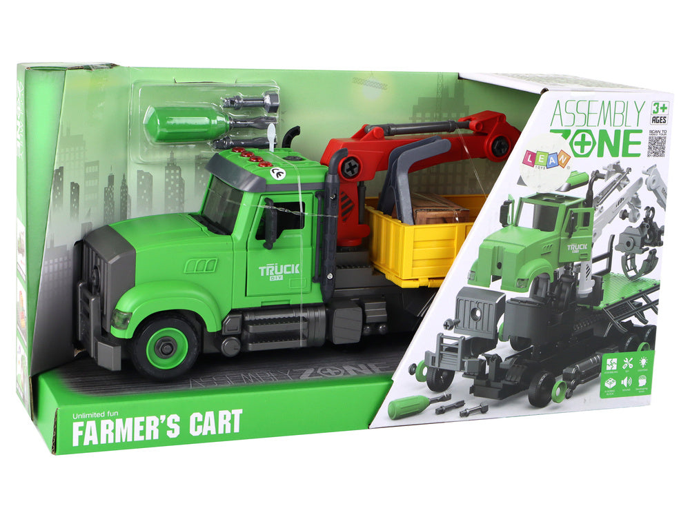 Sunkvežimis su manipuliatoriumi