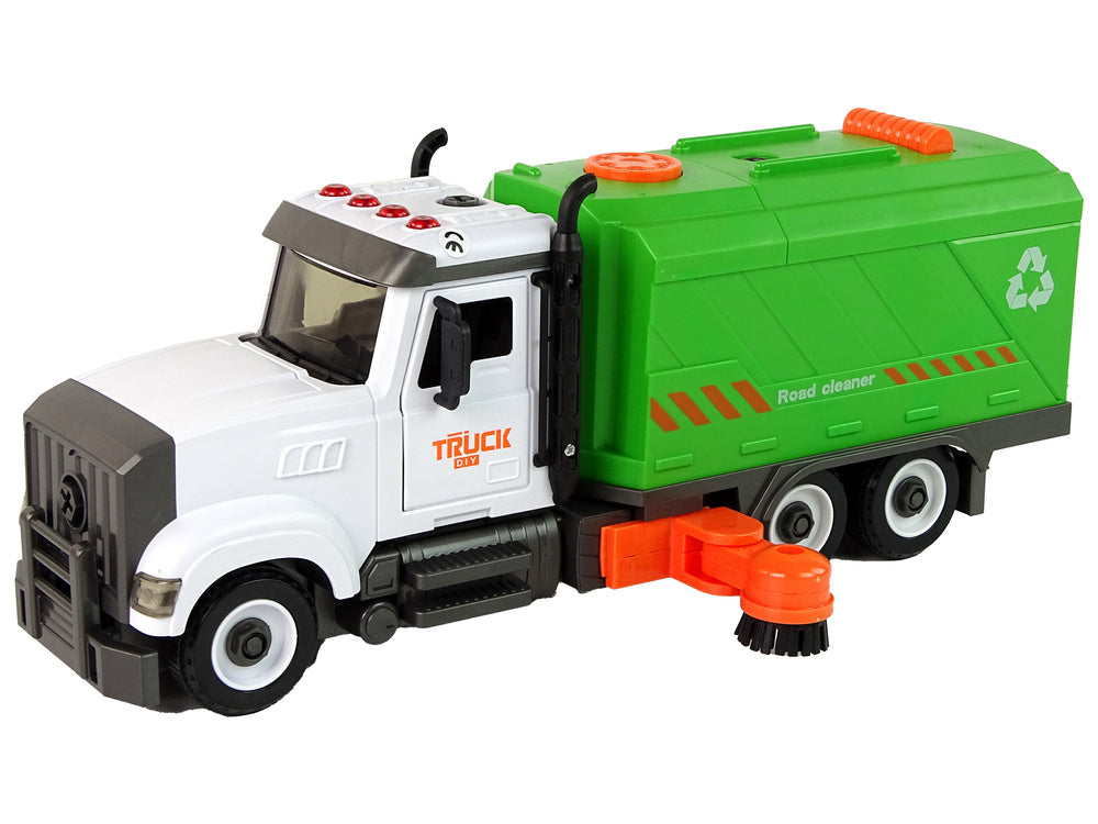 Žaislinė gatvių valymo mašina, žalia