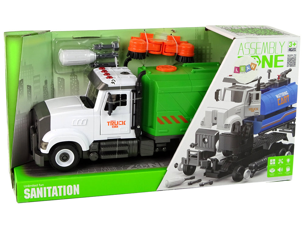 Žaislinė gatvių valymo mašina, žalia