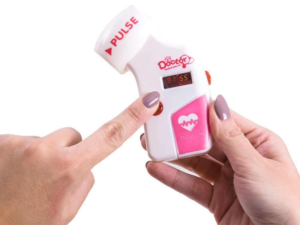 Gydytojo medicinos priemonių rinkinys, rožinis