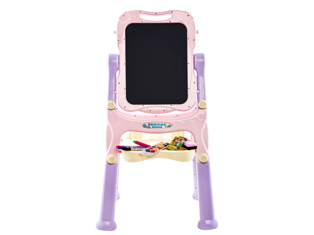 Magnetinė kreidinė lenta su priedais, rožinė