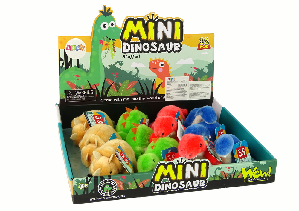 Mini pliušiniai dinozaurai, 4 modeliai