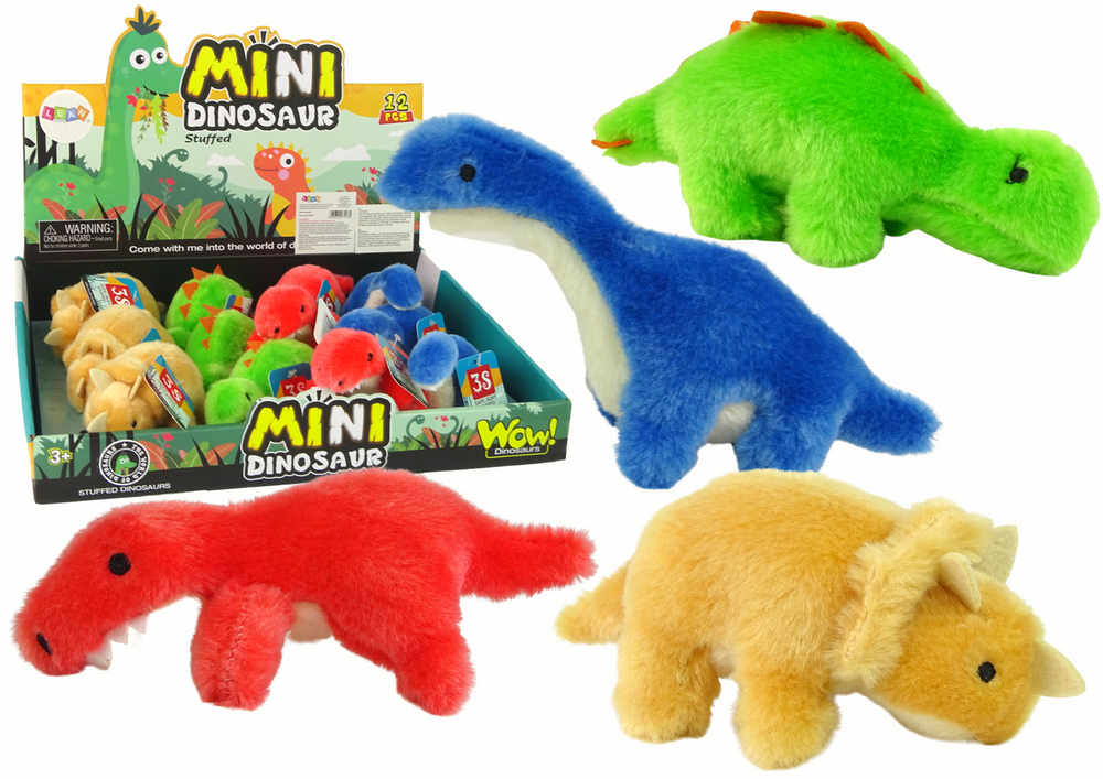 Mini pliušiniai dinozaurai, 4 modeliai
