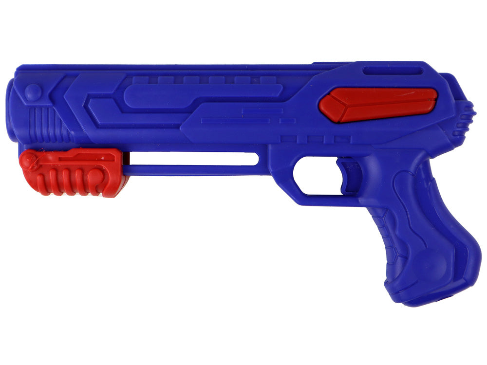 Lėktuvo paleidimo pistoletas su muilo burbulais, mėlynas