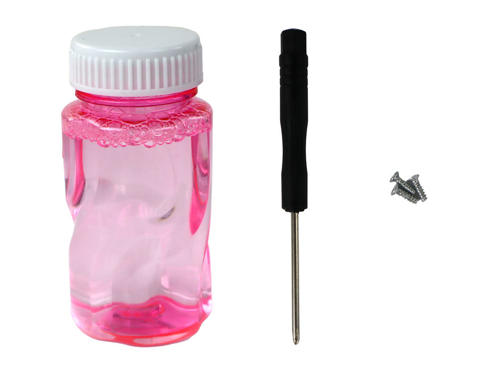 Lėktuvo paleidimo pistoletas su muilo burbulais, mėlynas