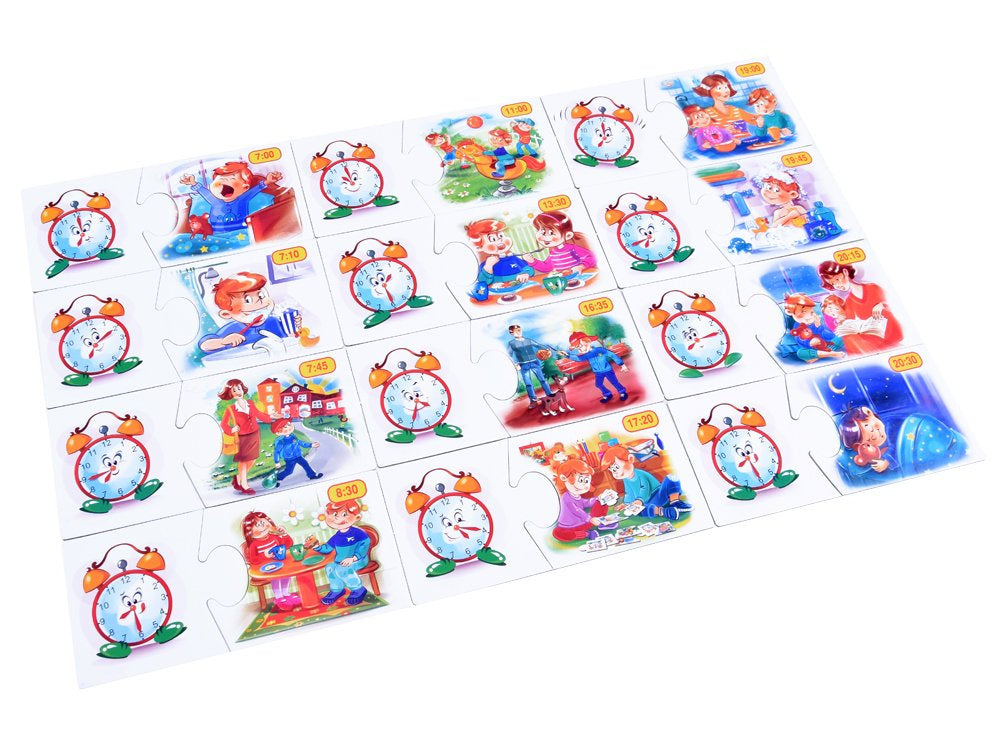 Stalo žaidimas „Pažinti laiką“