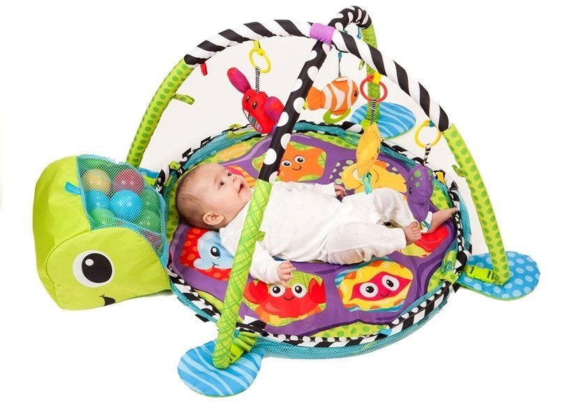 Edukacinis kilimėlis kūdikiams su kamuoliukais